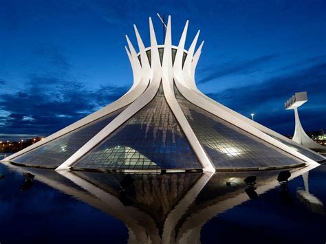 Cathedral Of Brasilia In Brasilia Brazil Arquitetura Brasileira