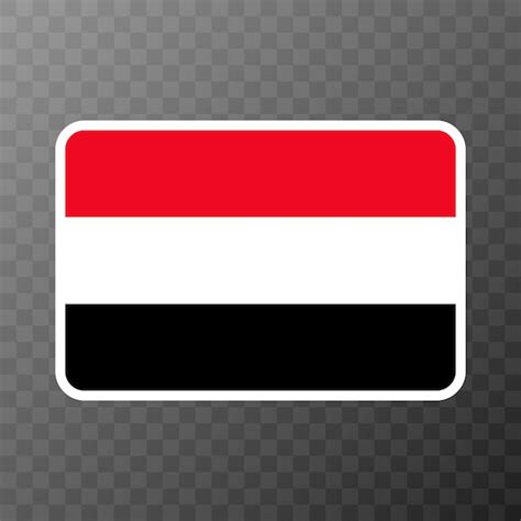 Premium Vector | Yemen flag official colors and proportion vector ...