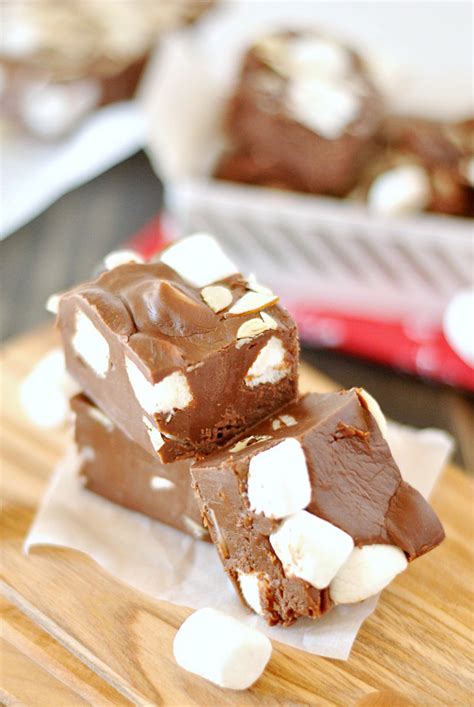 Homemade Rocky Road Fudge