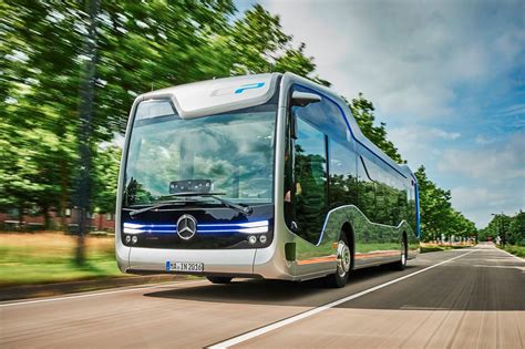 Mercedes Benz Shows Off The Sleek Self Driving Bus Of Tomorrow