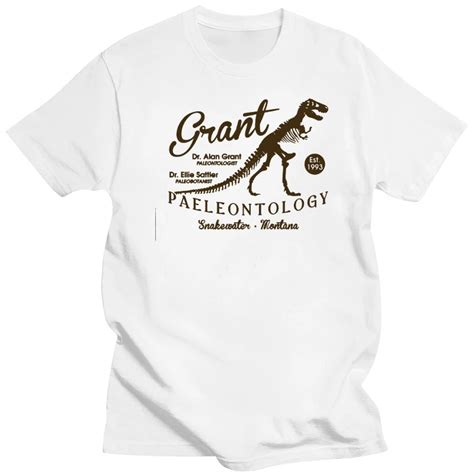 Camiseta De Paleontolog A Del Dr Grant Para Hombre Camisa De Algod N