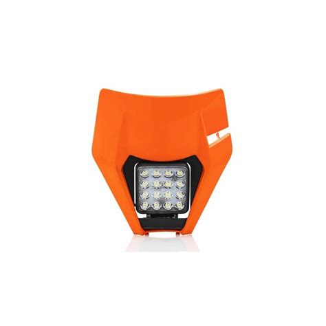 Headlight Mask Acerbis Ktm Orange