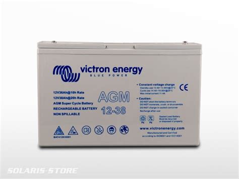 V Ah Agm Super Cycle Batt M Victron Bat Solaris Store