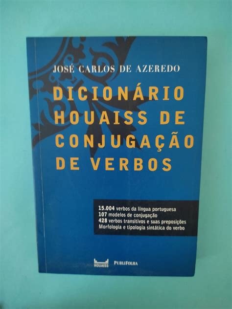 Dicion Rio Houaiss De Conjuga O De Verbos Livro Nunca Usado