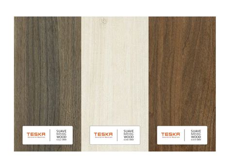 Teska Suave Natural Wood Hpl Kompakt Laminat Mobilya Kaplama Teska