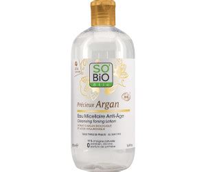 SOBio étic Précieux Argan Eau micellaire anti âge 500 ml au