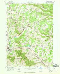 1945 Map Of Stamford Schoharie County NY High Res Pastmaps