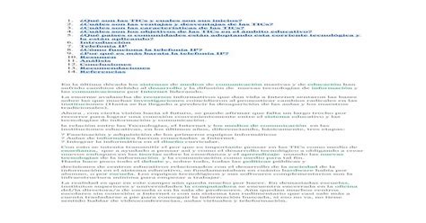 Qué Son Las Ti Cs Y Cuales Son Sus Inicios Pdf Document