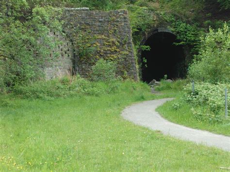 Old Railway Tunnels At The Top Of Clydach Gorge Near Abergavenny Great