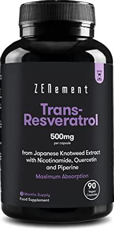 Resveratrolo 500 Mg 90 Capsule Vegane Con Nicotinamide Quercetina E