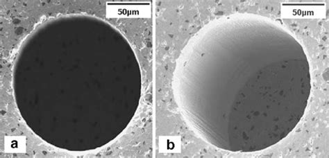 A B Examination Of Microholes Generated In Pb By Micromolding At