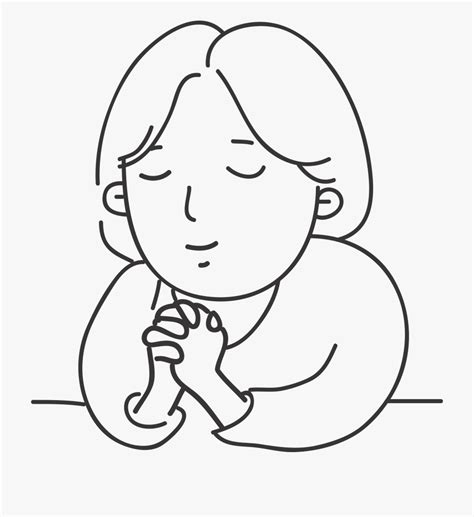 black and white clipart prayer 10 free Cliparts | Download images on ...