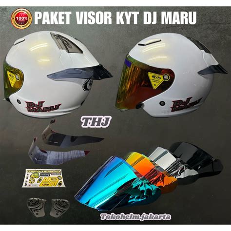 Jual Kaca Helm Kyt Djmaru Visor Open Venom Flat Djmaru Visor Spoiler