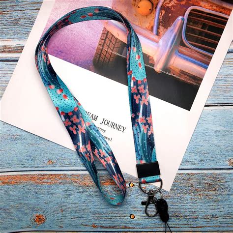 Mobile Phone Strap New Small Fresh Leaves Lanyard Neck Strap For Keys