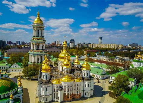 Kyiv Pechersk Lavra Ukraine Kiev Temples Church HD Wallpaper