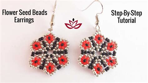 Seed Bead Earrings Tutorial How To Make Diy Seed Bead Earrings