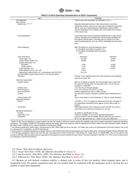 Astm D3241 16a Standard Test Method For Thermal Oxidation Stability