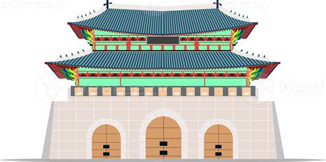 Puerta Gwanghwamun Palacio Gyeongbokgung En Seúl Corea Del Sur 10923222 Png