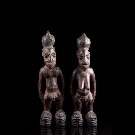 Yoruba Ere Ibeji Twin Figures African Art Figure From Nigeria