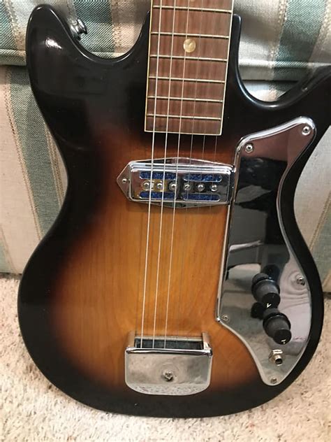 Teisco Japan Solid Body 1960 S Sunburst Reverb