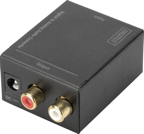 Digitus audio Convertisseur DS 40133 Toslink Cinch RCA numérique