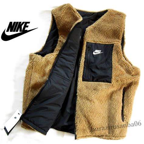 【未使用】メンズ 2xl 未使用 定価12650円 Nike ナイキ リバーシブル ボアフリース ベスト 高耐久リップストップ素材 ボアベスト ルーズフィットの落札情報詳細 ヤフオク落札