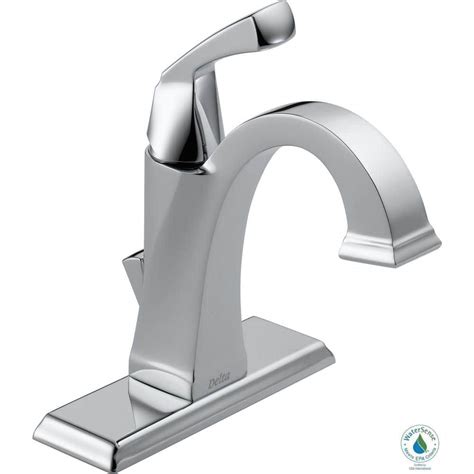 Delta Cassidy Single Hole Single Handle Bathroom Faucet With Metal Drain Assembly In Chrome