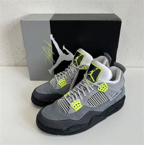 Nike Air Jordan 4 Retro Se Neon Ct5342 007 Size 9 箱 黒タグ付き ナイキ エアジョーダン