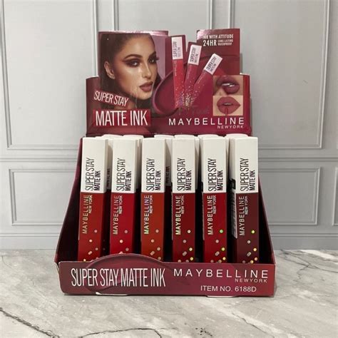 Jual 12pcs Lipcream Maybelline Superstay Matte Ink 6188d Lipcream