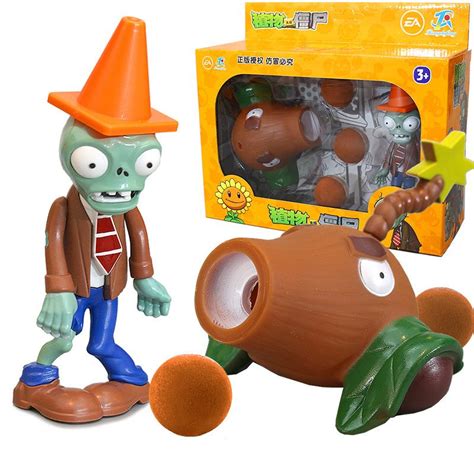 Набор фигурок Plants vs Zombies set K Растения против зомби Set 4