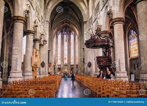 Église Notre Dame Des Victoires Sur Le Sablon Bruxelles Belgique Image