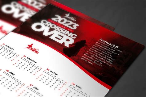 2023 Church Calendar Template Graphic by churchflyertemplates · Creative Fabrica