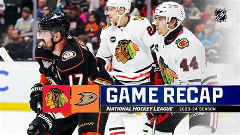 Blackhawks Ducks Nhl Highlights Youtube