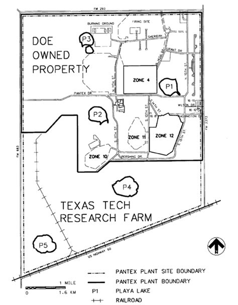 Pantex Plant Maps