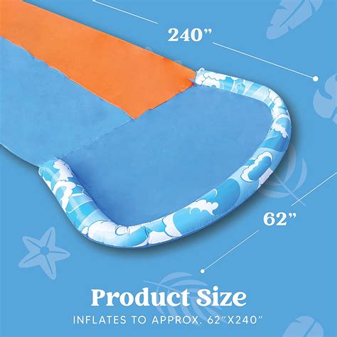 Joyin 20ft Slip And Slide Water Slide With 2 Bodyboards Slip N Slide