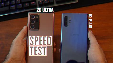 Samsung Galaxy Note 20 Ultra Vs Note 10 Plus Speed Test Youtube