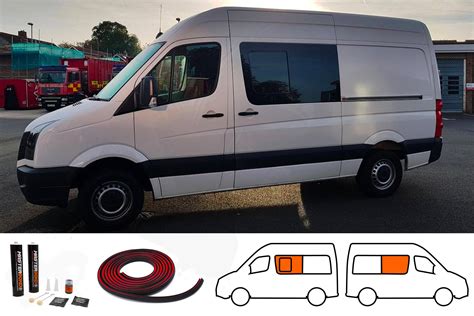 Vw Crafter Swb Ns Front Opener And Os Front Fixed Window Package With Fitting Kit Vanpimps