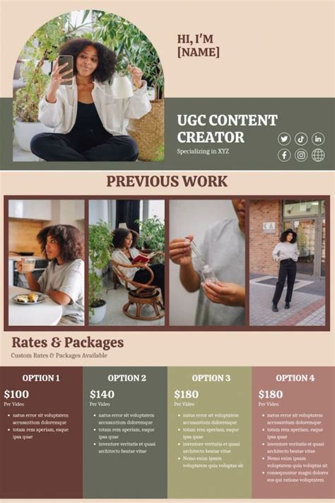 Ugc Portfolio Example Portfolio Template Artofit