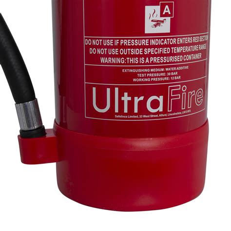 3ltr Water Fire Extinguisher With Additive Ultrafire £3755 Inc Vat