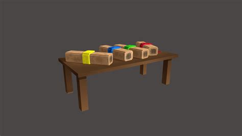 Stardew Valley Dwarf Scrolls 1-4 - 3D model by haapi [3a4dc54] - Sketchfab