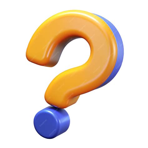 Premium Vector A Colorful Question Mark