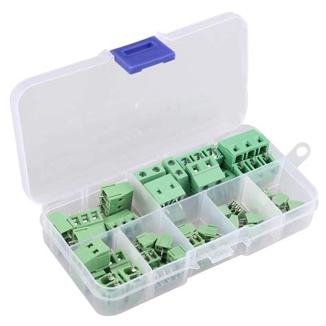 Haljia Pcs Pcb Screw Terminal Block Universal Pin Pin Mm