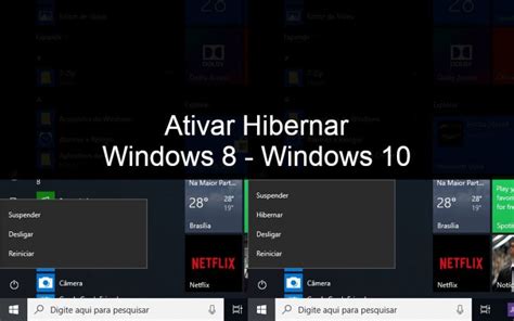 Como Ativar A Op O Hibernar No Windows E Windows Seletronic