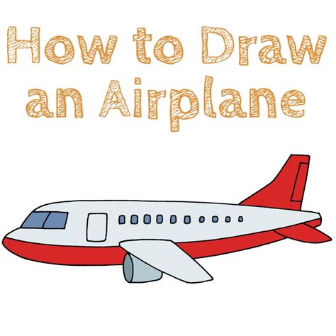 how to draw an aeroplane easy