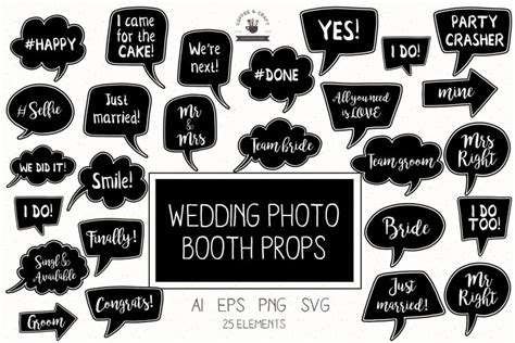 Wedding Photo Booth Props