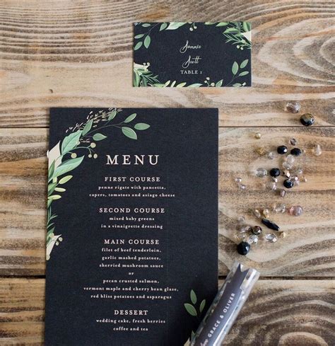 9 Exclusive Bengali Wedding Menu Card Ideas