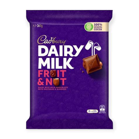 Cadbury Dairy Milk Fruit & Nut 360g – Shopifull