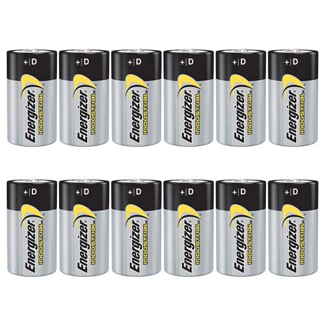 Energizer Industrial Professional Alkaline Batteries D Cell Lr20 Mn1300