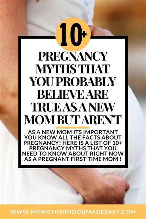 10+ Pregnancy Myths Uncovered- Know The Truth About Pregnancy – My ...