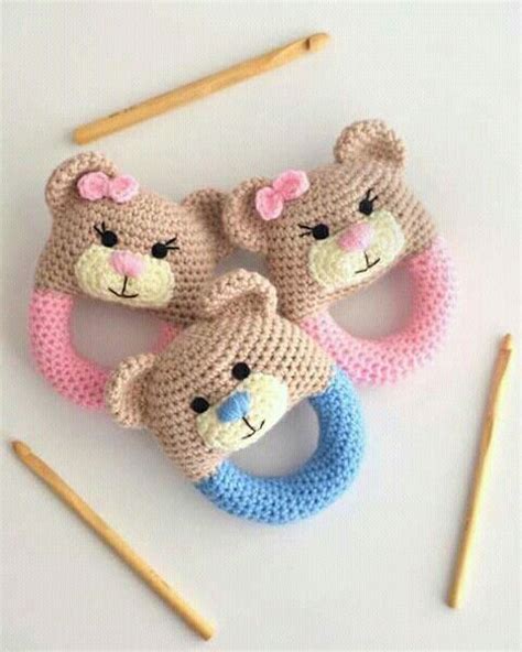 Amigurumi Rattle Toy Crochet Rattle Rattle For Newborn Butterfly